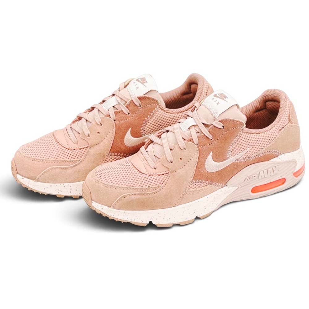 Nike Air Max Excee Women's US 9 Rose Whisper Pink Suede Walking Shoes CD5432-603